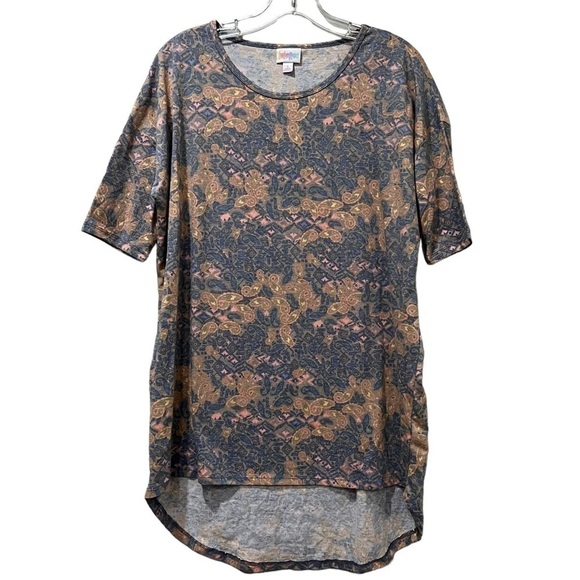 Lularoe Irma Small Medium Longline Paisley Print Tunic Top NWT Y - Picture 1 of 6
